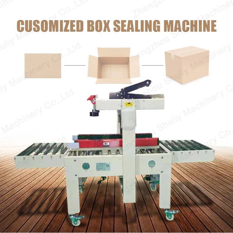 Small Milk Case Carton Taping Sealing Packing Machine