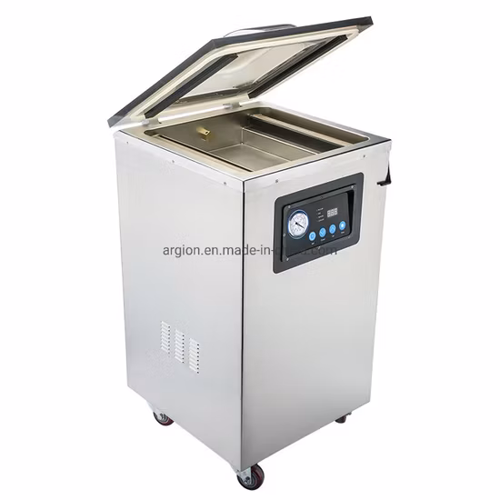 Attrezzatura da cucina Macchina sottovuoto a camera per alimenti con doppia barra saldante